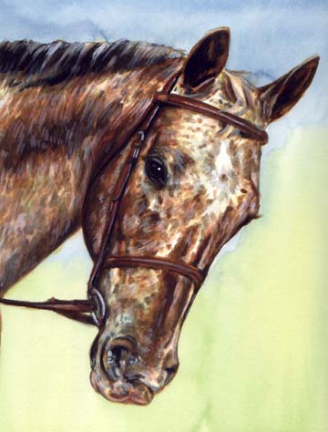 Speckled Horse Painting Wells